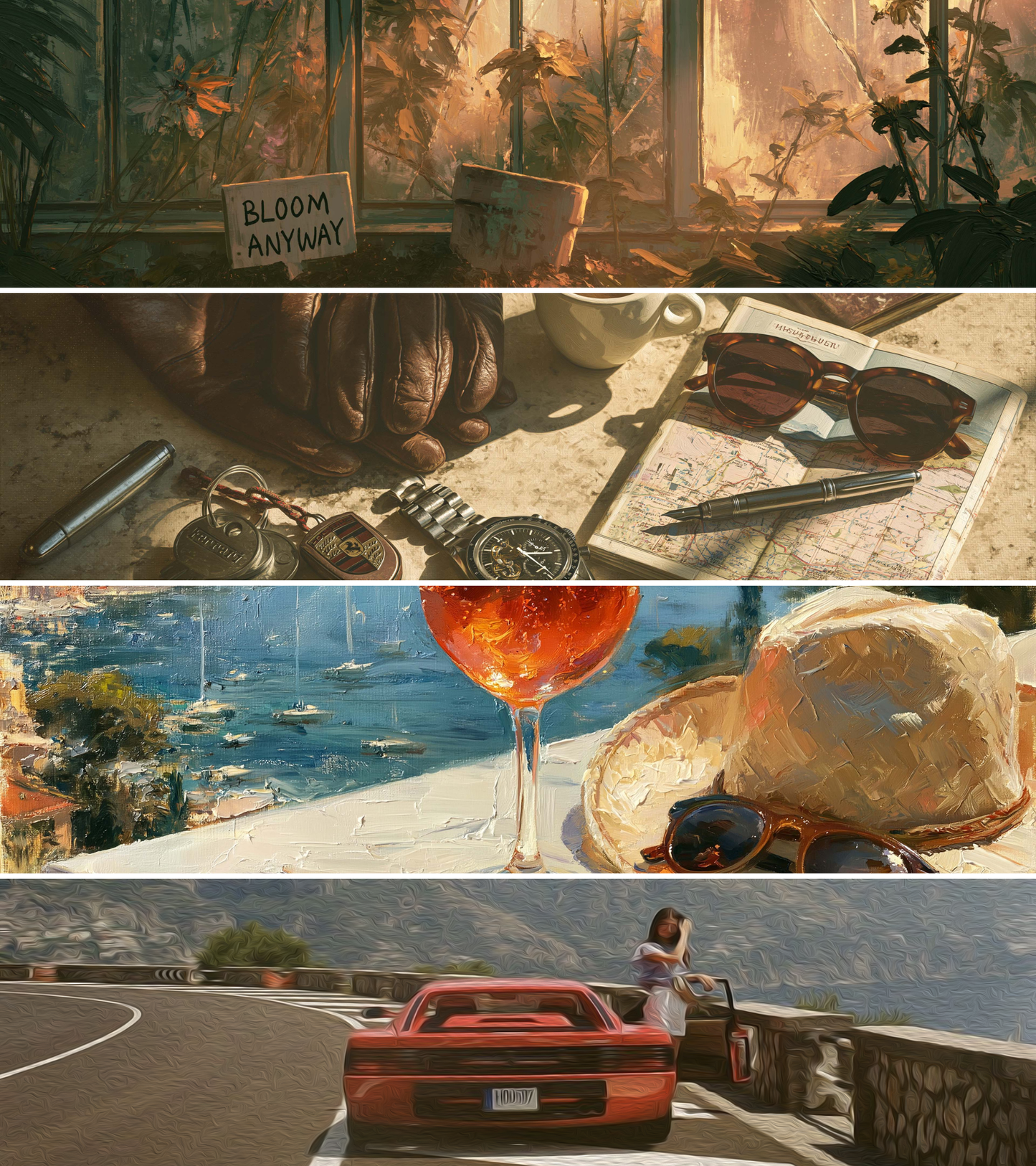 Golden Hour Society - Nine paintings, one hour of light.