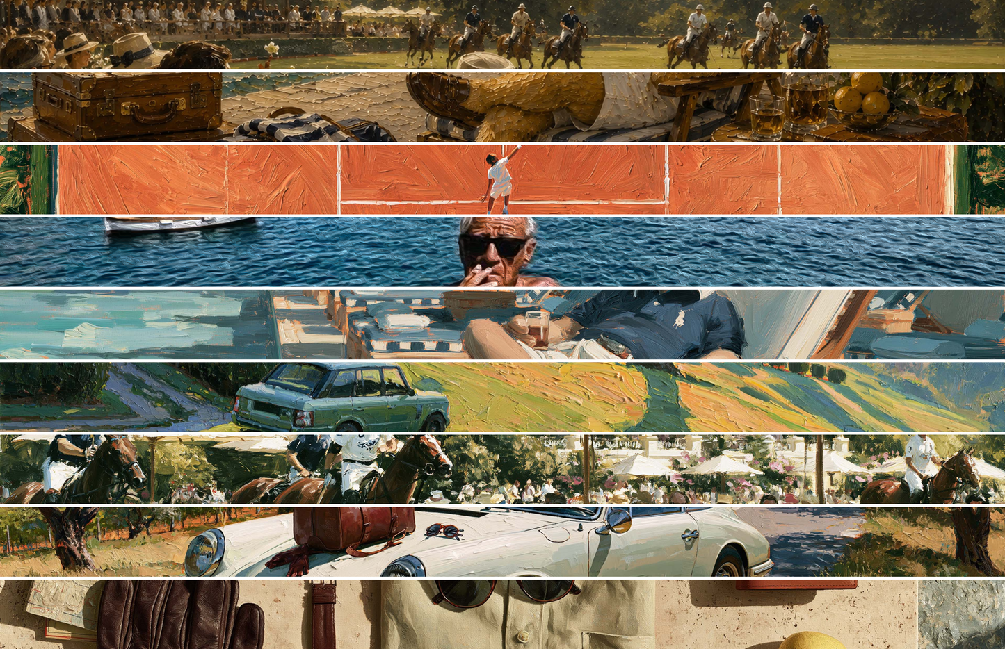 The Full Atelier - Forty-Five paintings. Every screen.