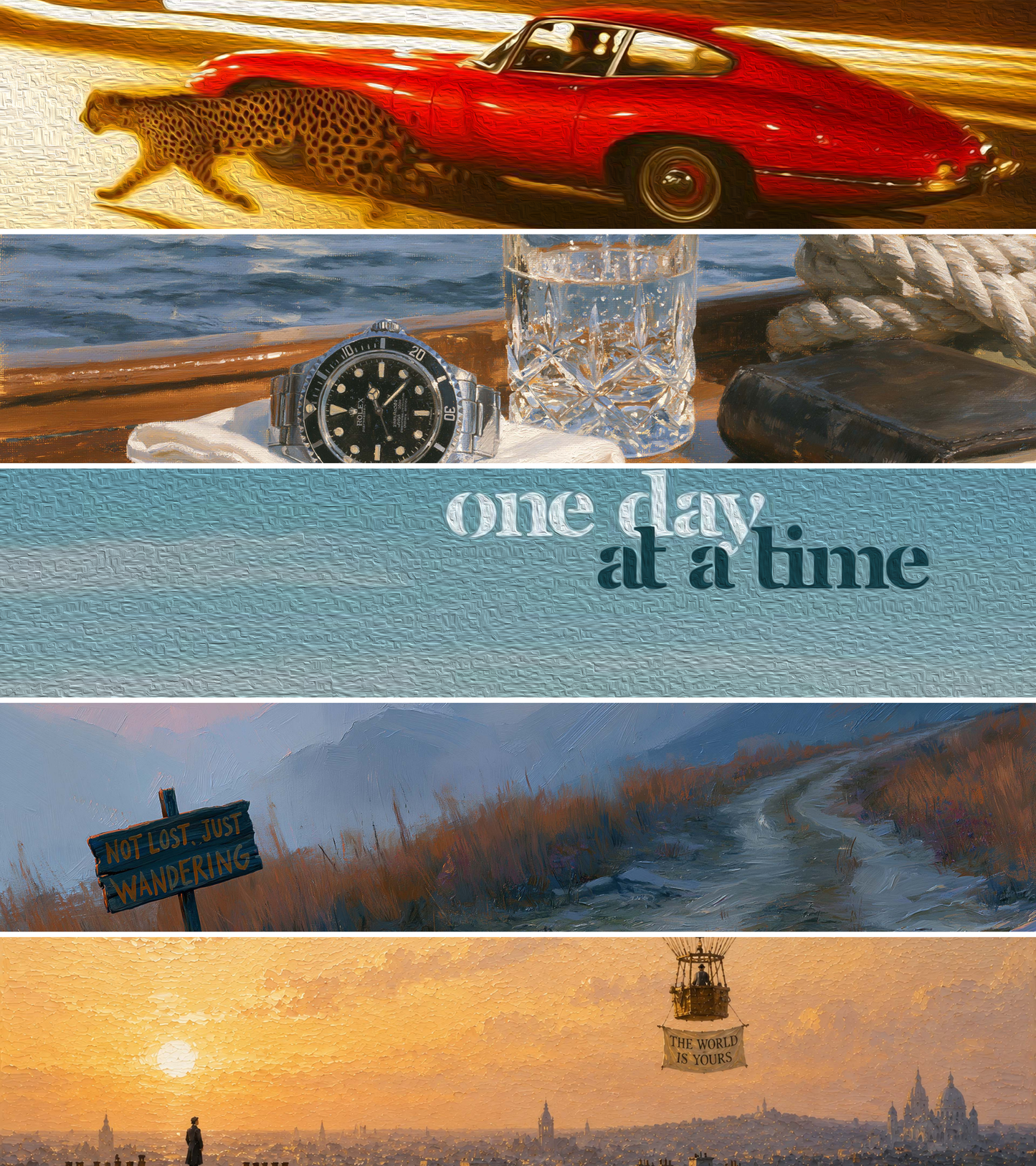 Golden Hour Society - Nine paintings, one hour of light.