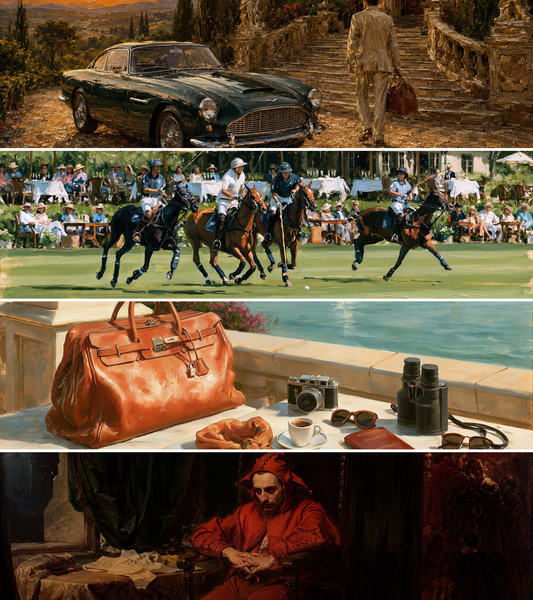 Painted Escapes - Nine paintings, one lost world.