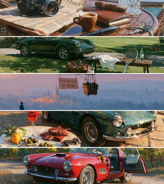 Quiet Luxury - Nine paintings, no noise.