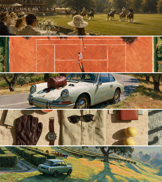 The Riviera Archive - Nine paintings, every coastline.